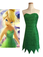 Disney Tinker Bell Kleid Cosplay Kostüm Karneval Kostüm