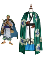 Einteiliges Wano Country Arc Roronoa Zoro Kimono Cosplay Kostüm