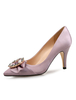 Elegante Brautschuhe mit Stilettos und Schleife