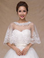 Elfenbein Lace schicke schier trendige Hochzeit Braut Schal