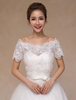 Elfenbein Lace Up Hochzeit Braut Schal für Frauen