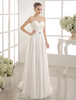 Etui-Brautkleid mit Hof-Schleppe in Elfenbeinfarbe