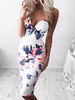 Etuikleid mit Trägern Kleider ärmellos Weiß Stretch Satin Damenmode und Print für Sommer
