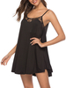 Etuikleid Schwarz Kleider Polyester mit justierbaren Träger kurz Damenmode im sexyen Style ärmellos und Trägern und Spitzen