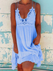 Etuikleider Lace Patch Short Slip Dress