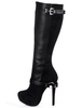 Fabelhafter Stiefel 2017 aus mit Stilettos und Knöpfen in Schwarz
