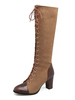 Fabelhafter Stiefel aus mit Blockabsatz