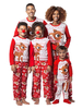 Familie Weihnachten Pyjamas für Frauen rote Hosen mit Top Faschingskostüme