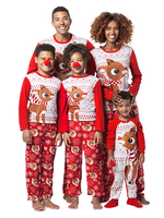Familie Weihnachten Pyjamas für Frauen rote Hosen mit Top Faschingskostüme