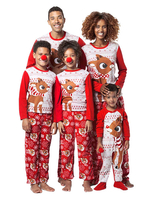 Familie Weihnachten Pyjamas für Männer rote Hosen mit Top Faschingskostüme
