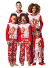 Familie Weihnachten Pyjamas rot gedruckt Overall Baby Strampler Faschingskostüme