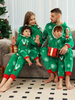 Familien-Weihnachtspyjama Flanell-Weihnachtsmuster-Overall für Babys und Kinder