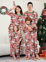 Familien-Weihnachtspyjamas für Erwachsene und Kinder passendes Weihnachtsmuster-Set