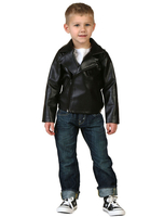 Fasching 1950s Fett T Vogel Gang Kinder mit Überzieher Karneval Kostüm Schwarz Jacke Faschingskostüme