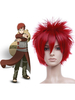 Fasching 35cm rote Nylon Cosplay Perücke von NARUTO Sabakuno Gaara