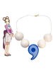Fasching Ace Attorney Pearl Fey Karneval Cosplay Halskette Cosplay Zubehör Faschingskostüme