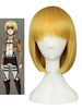 Fasching Angriff auf Titan Armin Arlert Karneval Cosplay Perücke Faschingskostüme