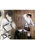 Fasching Angriff auf Titan Eren Yeager Karneval Cosplay Kostüm Alle Gürtel-Set Faschingskostüme