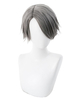 Fasching Anime Boy Fasching Cosplay Perücke kurze graue Perücke Faschingskostüme