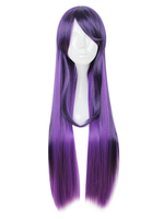 Fasching Anime Kawaii Mädchen Harajuku Stil lila Cosplay Perücke Faschingskostüme
