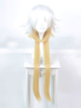 Fasching Anime Kawii Mädchen Blonde weiße lockige Cosplay Perücke Faschingskostüme