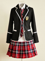 Fasching Anime schuhl Mädchen Uniform Kawaii British