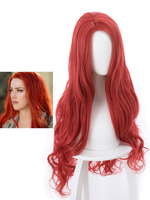 Fasching Aquaman Mera Fasching Cosplay Perücke DC Comics Cosplay Perücke 2021 Faschingskostüme