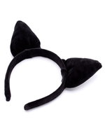 Fasching Balck Katze Ohren Moe Stirnband
