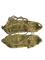 Fasching Bleach Stroh Sandalen