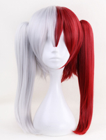 Fasching Boku No Hero Academia 2021 Shoto Todoroki Mädchen Ausführung BNHA Karneval Cosplay Perücke Faschingskostüme