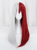 Fasching Boku No Hero Academia 2021 Todoroki Shouto Weiblich Ausführung Karneval BNHA Cosplay Perücke Faschingskostüme