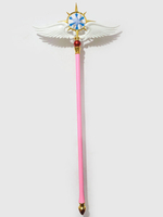 Fasching Cardcaptor Sakura Cosplay Klare Karte Kinomoto Sakura Rosa Zauberstab Fasching Faschingskostüme