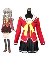 Fasching Charlotte Tomori Nao Cosplay Kostüm Schulmädchen Uniform