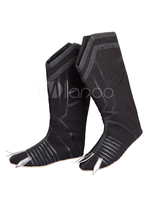 Fasching Cospaly Schuhe von Captain Americamit Marvel Comics in Schwarz Faschingskostüme
