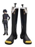 Fasching Cospaly Schuhe von Seraph of the end Hyakuya Yuuichiro mit Schuhe Faschingskostüme