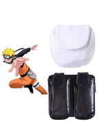 Fasching Cosplay Gürteltasche von Naruto in Schwarz