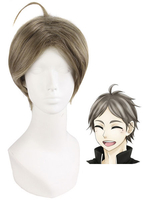 Fasching Cosplay Perücke Haikyuu!! in Grau Hitzebeständigen Faser