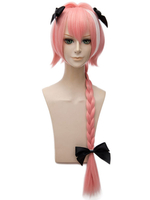 Fasching Cosplay Perücke Hitzebeständigen Faser Cosplay fate in Rosa mit Perücke Japanischer Anime Faschingskostüme