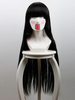 Fasching Cosplay Perücke Hitzebeständigen Faser in Schwarz mit Perücke Japanischer Anime Faschingskostüme