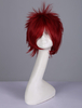 Fasching Cosplay Perücke in Rot Perücke Hitzebeständigen Faser von Katekyo Hitman Reborn mit Perücke Japanischer Anime Faschingskostüme