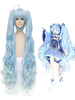 Fasching Cosplay Perücke mit Light Blue Hitzebeständigen Faser von VOCALOID