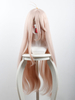Fasching Cosplay Perücke von Danganronpa mit Hellrosa Hitzebeständigen Faser und Perücke Faschingskostüme