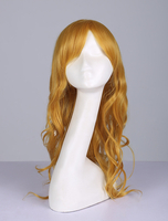 Fasching Cosplay Perücke von Death Note Misa Amane Perücke in Golden Hitzebeständigen Faser Japanischer Anime Faschingskostüme