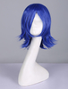 Fasching Cosplay Perücke von Fairy Tail Juvia Lockser Perücke in Blau Hitzebeständigen Faser Cosplay mit Perücke Japanischer Anime Faschingskostüme