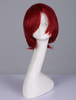 Fasching Cosplay Perücke von Free! Rin Matsuoka Perücke mit Dunkelrot Hitzebeständigen Faser Japanischer Anime Faschingskostüme