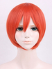 Fasching Cosplay Perücke von Gintama Kagura Orange rot Hitzebeständigen Faser mit Perücke Japanischer Anime Faschingskostüme