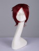 Fasching Cosplay Perücke von Kuroko No Basketball Kagami Taiga Perücke mit Dunkelrot Hitzebeständigen Faser und Perücke Japanischer Anime Faschingskostüme