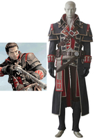 Fasching Creed Unity Karneval Cosplay Kostüm von Assassins mit Schulterplatte Faschingskostüme