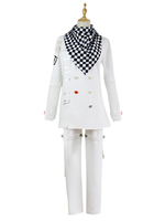 Fasching Danganronpa V3 Kokichi Oma Japanischer Anime von Danganronpa Set Kammwolle mit Schal&Oberteil&Hose Faschingskostüme