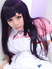 Fasching Danganronpa2 Tsumiki Mikan Fasching Cosplay Perücke